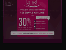 Tablet Screenshot of motellenid.com.br